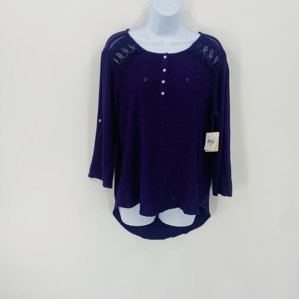 Studio West Apparel Purple (Eggplant) Top